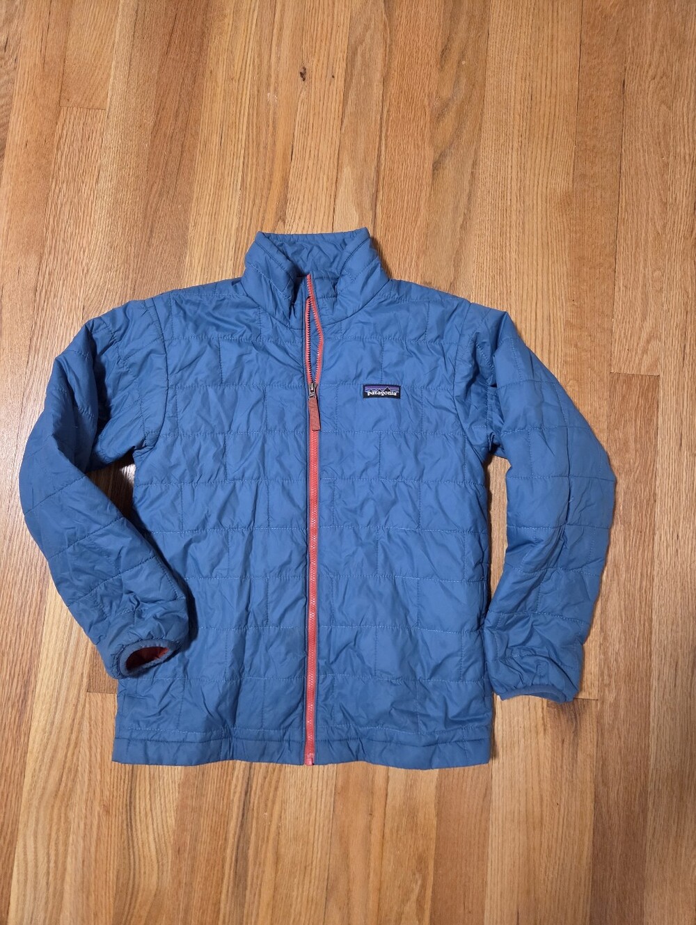 Patagonia Blue Quilted Puffer Jacket Childrens Medium
